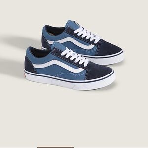 Vans kids’ Old Skool Sneakers Navy Blue and Blue Sneakers